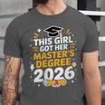 This Girl Got Her Masters Degree Graduation Mastered It 2026 Unisex Jersey T-Shirt