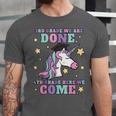 Girls 3rd Grade Graduation Magical Unicorn Unisex Jersey T-Shirt