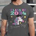 Girls Class Of 2034 Magical Unicorn Graduation Cap Unisex Jersey T-Shirt