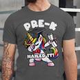 Girls Dabbing Unicorn Pre-K PreSchool Nailed It Graduation Unisex Jersey T-Shirt