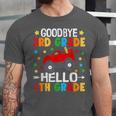 Goodbye 3rd Grade Hello 4th Grade Graduation 2024 Unisex Jersey T-Shirt