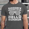 Goodbye Kindergarten Hello Summer Shirt Boy Girl Graduation Unisex Jersey T-Shirt