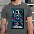 Gothic Girl Tarot Card Introverted Reader And Reading Unisex Jersey T-Shirt Gothic Girl Tarot Card Introverted Reader And Reading Unisex Jersey T-Shirt
