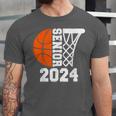 Graduate Senior Class Of 2024 Basketball Player Graduation Unisex Jersey T-Shirt