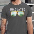 Graduated Graduation Tropical Sunglasses Unisex Jersey T-Shirt