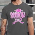 Graduation 2026 Senior 2026 Class Of 2026 Coquette Pink Girl Unisex Jersey T-Shirt