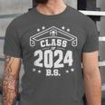 Graduation BS Class Of 2024 Grad Congratulations Graduate Unisex Jersey T-Shirt