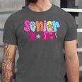 Graduation Class Of 2026 Senior Pink Coquette Bow 2026 Grade Unisex Jersey T-Shirt