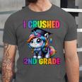 Graduation I Crushed 2nd Grade Unicorn Girls Grad Magical Unisex Jersey T-Shirt