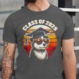 Graduation Day 2025 Graduate Class School Degree College Dog Unisex Jersey T-Shirt