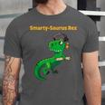 Graduation Dinosaur Smarty Saurus Rex Diploma Dinosaur Unisex Jersey T-Shirt