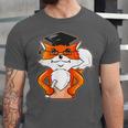 Graduation Fox School Bachelor Master Doctor Study Unisex Jersey T-Shirt