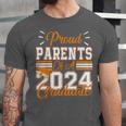 Graduation Proud Parents Of a 2024 Graduate For Mom And Dad Unisex Jersey T-Shirt