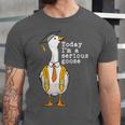 Graduation Senior Silly Goose Today Im A Serious Goose Unisex Jersey T-Shirt