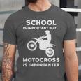 Graduation Shirt For Dirtbike Motocross Riders Unisex Jersey T-Shirt
