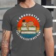 Graduation Sloth Can I Go Back To Bed Now Vintage Unisex Jersey T-Shirt