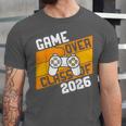 Graduation Video Gamer Game Over Class Of 2026 Senior Unisex Jersey T-Shirt