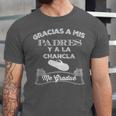 Graduation s Gracias a Mis Padres y a La Chancla Unisex Jersey T-Shirt