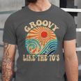 Groovy Like The 70s Aesthetic Nostalgia 1970's Retro Unisex Jersey T-Shirt