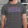Grow With Me Graduation First Day Of School Class Of 2036 Unisex Jersey T-Shirt