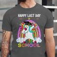 Happy Last Days Of School Graduation Class 2022 Unicorn Girl Unisex Jersey T-Shirt