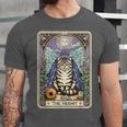 The Hermit Cat Tarot Card Introvert By Georgi Unisex Jersey T-Shirt The Hermit Cat Tarot Card Introvert By Georgi Unisex Jersey T-Shirt