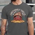 Hermit Crab Saying Emotionally Shelled Introvert Humor Unisex Jersey T-Shirt