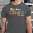 High School Grad 2023 Class Of 2023 Retro Graduation Done Unisex Jersey T-Shirt