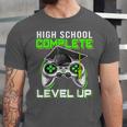 High School Level Complete Class Of 2024 Graduation Unisex Jersey T-Shirt