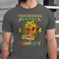 High School Level Complete Gamer Graduation Dinosaur 2021 Unisex Jersey T-Shirt