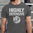 Highly Defensive Armadillo Shield Introvert Boundaries Unisex Jersey T-Shirt Highly Defensive Armadillo Shield Introvert Boundaries Unisex Jersey T-Shirt