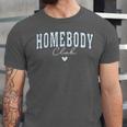 Homebody Club Checkerboard Introvert Self Growth Work Home Unisex Jersey T-Shirt Homebody Club Checkerboard Introvert Self Growth Work Home Unisex Jersey T-Shirt