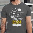 Hotter By One Degree Senior 2024 Class Of 2024 Graduation Unisex Jersey T-Shirt