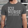 ICU Nurse 2018 Graduation Nurse RN Unisex Jersey T-Shirt