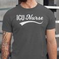 ICU Nurse Graduation Nurse RN Birthday Unisex Jersey T-Shirt