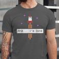 And I'm Done Rocket Graduation Retro Look Unisex Jersey T-Shirt
