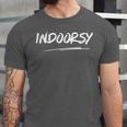 Indoorsy For Men Women Adult Introvert Matching Unisex Jersey T-Shirt