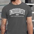 Indoorsy Vintage Varsity Style Introvert Unisex Jersey T-Shirt Indoorsy Vintage Varsity Style Introvert Unisex Jersey T-Shirt