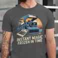 Instant Magic Frozen In Time Retro Camera Nostalgia Unisex Jersey T-Shirt Instant Magic Frozen In Time Retro Camera Nostalgia Unisex Jersey T-Shirt