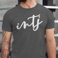 INTJ Introvert Myers Briggs Personality Type Unisex Jersey T-Shirt INTJ Introvert Myers Briggs Personality Type Unisex Jersey T-Shirt