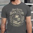 Introvert Books Club Member Coffee Book Lovers Vintage Unisex Jersey T-Shirt