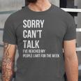 Introvert Can't Talk Reached People Limit For The Week Unisex Jersey T-Shirt Introvert Can't Talk Reached People Limit For The Week Unisex Jersey T-Shirt