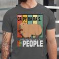Introvert Capybara Rodent Animal Lover Antisocial Retro Unisex Jersey T-Shirt Introvert Capybara Rodent Animal Lover Antisocial Retro Unisex Jersey T-Shirt