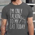 Introvert Cat Lover Kitten Kitty Cat Mom Cat Dad Pet Lover Unisex Jersey T-Shirt Introvert Cat Lover Kitten Kitty Cat Mom Cat Dad Pet Lover Unisex Jersey T-Shirt