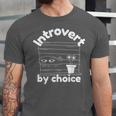 Introvert By Choice Introverted Unisex Jersey T-Shirt Introvert By Choice Introverted Unisex Jersey T-Shirt