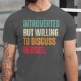 Introvert Cute Horse Lover Horse Riding Equestrian Unisex Jersey T-Shirt