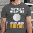 Introvert Guitarist Only Need Guitar Enjoy Acoustic Music Unisex Jersey T-Shirt