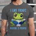 Introvert Herpetologists Amphibian Frog Lover Unisex Jersey T-Shirt Introvert Herpetologists Amphibian Frog Lover Unisex Jersey T-Shirt