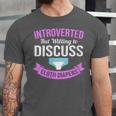 Introvert Hippie Mom Cloth Diapers Crunchy Mama Unisex Jersey T-Shirt Introvert Hippie Mom Cloth Diapers Crunchy Mama Unisex Jersey T-Shirt