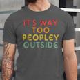Introvert Its Way Too Peopley Unisex Jersey T-Shirt Introvert Its Way Too Peopley Unisex Jersey T-Shirt
